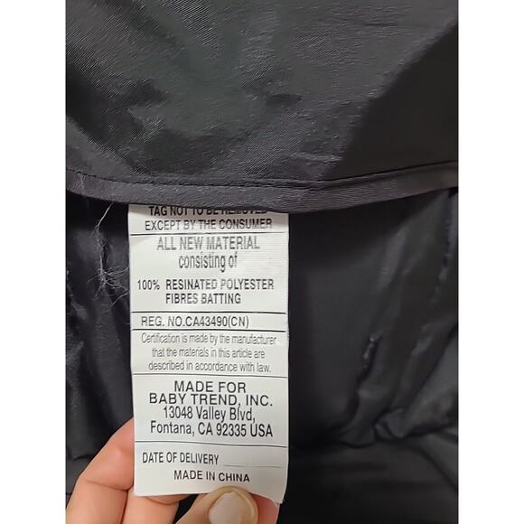 Baby Trend Sit N Stand Double Stroller Front Row Seat Cover Gray #SS76A80A/2020 - Picture 6 of 10